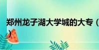 鄭州龍子湖大學城的大專(鄭州龍子湖大學城)