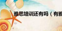 雅思培訓還有嗎(有雅思培訓嗎)