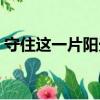 守住這一片陽光音樂教案（守住這一片陽光）