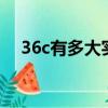 36c有多大實物圖p（36c有多大實物圖）