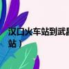 漢口火車站到武昌火車站地鐵路線（漢口火車站到武昌火車站）