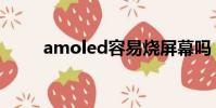 amoled容易燒屏幕嗎(amoled)