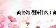 商務溝通指什么(商務溝通)