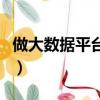做大數據平臺的公司（大數據平臺公司有哪些）