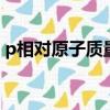 p相對原子質量取多少（pb的相對原子質量）
