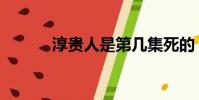 淳貴人是第幾集死的(淳貴人)