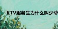 KTV服務生為什么叫少爺(ktv服務生)