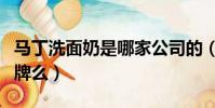 馬丁洗面奶是哪家公司的(馬丁洗面奶是大品牌么)