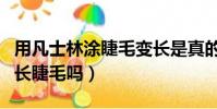 用凡士林涂睫毛變長是真的么(凡士林可以增長睫毛嗎)