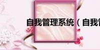 自我管理系統(自我管理軟件)