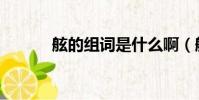 舷的組詞是什么啊(舷的組詞)