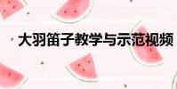 大羽笛子教學與示范視頻(羽毛笛子扇)