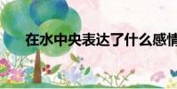 在水中央表達了什么感情(在水中央)