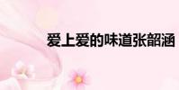 愛上愛的味道張韶涵(愛上愛)