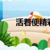 活著便精彩吉他譜E調（活著便精彩）