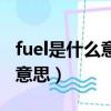 fuel是什么意思中文翻譯怎么讀（fuel是什么意思）