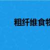 粗纖維食物一覽表大全（粗纖維食物）