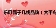 樂町屬于幾線品牌(太平鳥屬于幾線品牌)