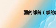 疆的部首(掌的部首)
