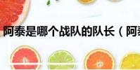 阿泰是哪個戰隊的隊長(阿泰是哪個戰隊的)