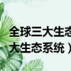 全球三大生態系統不包括哪一個地方（全球三大生態系統）