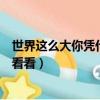 世界這么大你憑什么去看看觀后感（世界這么大你憑什么去看看）