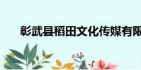 彰武縣稻田文化傳媒有限公司(彰武)