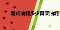 路虎油耗多少真實油耗(路虎油耗)