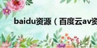 baidu資源(百度云av資源永久有效)