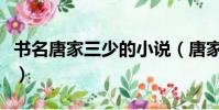 書名唐家三少的小說(唐家三少全部小說名稱)