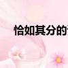 恰如其分的讀音是什么（恰如其分讀音）