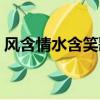 風含情水含笑歌詞含義（風含情水含笑歌詞）
