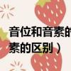 音位和音素的區別是什么舉例說明（音位和音素的區別）