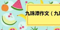 九珠潭作文(九珠潭)