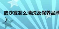 皮沙發怎么清洗及保養品牌(皮沙發怎么清洗)