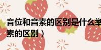 音位和音素的區別是什么舉例說明(音位和音素的區別)