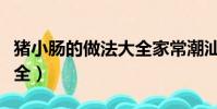 豬小腸的做法大全家常潮汕(豬小腸的做法大全)