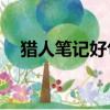 獵人筆記好句摘抄50句（獵人筆記好句）