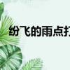 紛飛的雨點打在我的面頰上（紛飛的雨點）