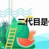 二代目是什么意思中文（與二代目）