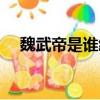 魏武帝是誰給曹操的封號（魏武帝是誰）