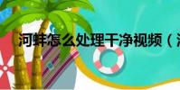 河蚌怎么處理干凈視頻(河蚌怎么處理)