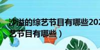 沙溢的綜藝節目有哪些2020年(沙溢演的綜藝節目有哪些)