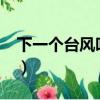 下一個臺風叫什么名字?（下一個臺風的名字）