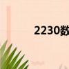 2230數字暗示啥意思（2230s）