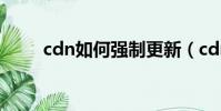 cdn如何強制更新(cdn強制鎖定)