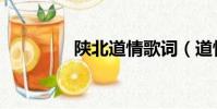 陜北道情歌詞(道情歌詞)
