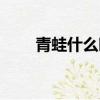 青蛙什么時候叫（青蛙先打開什么）