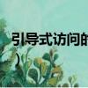 引導式訪問的初始密碼（引導式訪問初始密碼）