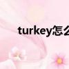 turkey怎么讀音發音（turkey怎么讀）